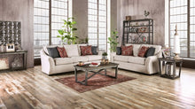 Jarrow Sofa & Loveseat Set – Ivory