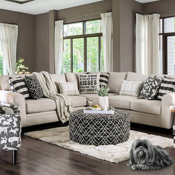 Patricia Sectional – Ivory