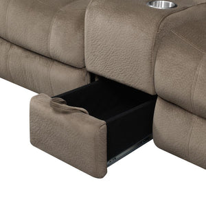 Myleene - Glider Loveseat with Console