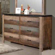 Sembene - 6-Drawer Dresser - Antique Multi-Color