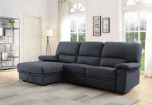 Trifora - Sectional Sofa - Dark Gray Fabric