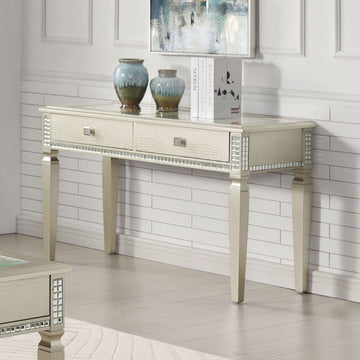 Adina - Sofa Table - Silver