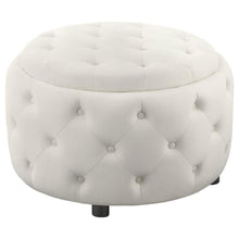 Angelina - Tufted Storage Round Ottoman