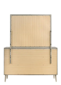 Ramon - 6-Drawer Dresser - Metallic Sterling