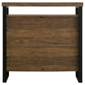 Thompson - 3-Drawer Accent Cabinet - Rustic Amber