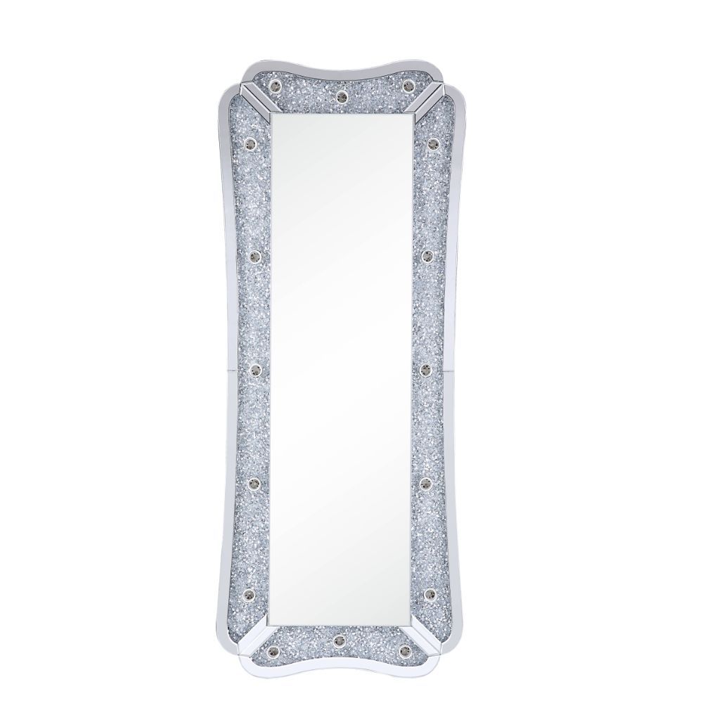 Noralie - Accent Floor Mirror - Mirrored - Wood - 63