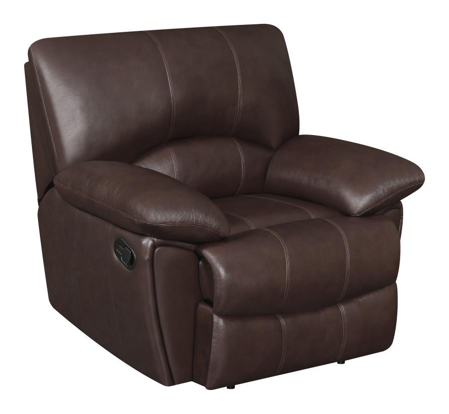 Clifford - Pillow Top Arm Recliner - Chocolate