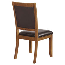 Nelms - Upholstered Side Chairs (Set of 2) - Deep Brown And Dark Brown