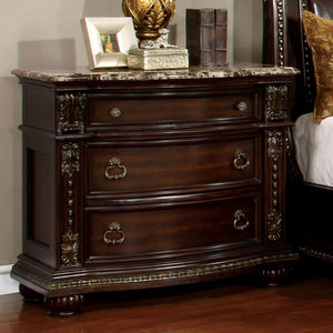 Fromberg - Nightstand - Brown Cherry