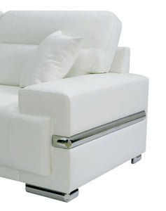 Zibak - Loveseat - White