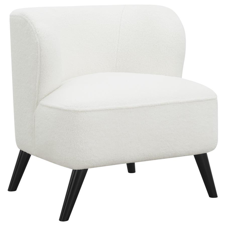 Alonzo - Upholstered Track Arms Accent Chair - Natural