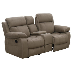 Myleene - Glider Loveseat with Console