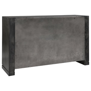 Lorenzo - 6-Drawer Dresser - Dark Gray