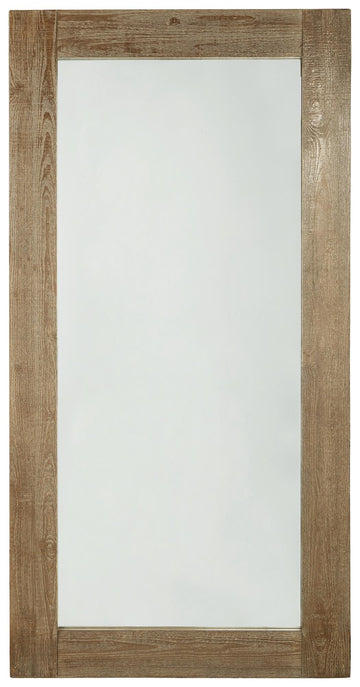 Waltleigh - Floor Mirror - Distressed Brown