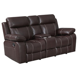 Myleene - Glider Loveseat with Console