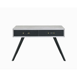 Magna - Desk - Faux Concrete & Black