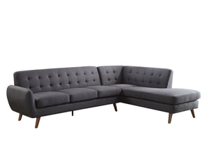 Acme - Sectional Sofa - Gray PU