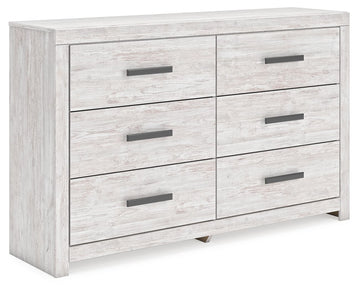 Cayboni - Six Drawer Dresser - Whitewash