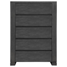 Lorenzo - 5-Drawer Chest - Dark Gray