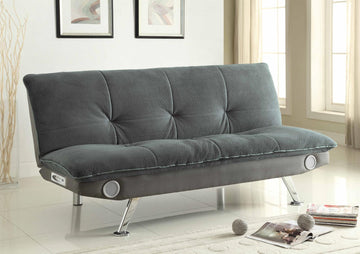 Odel - Sofa Bed With Bluetooth Speakers - Gray