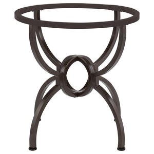 Aviano - Dining Table Base - Gunmetal