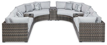 Harbor Court - Gray - 9-Piece Outdoor Sectional