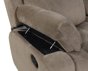 Myleene - Glider Loveseat with Console