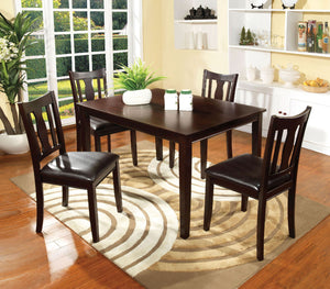 Northvale - 5 Piece Dining Table Set - Espresso