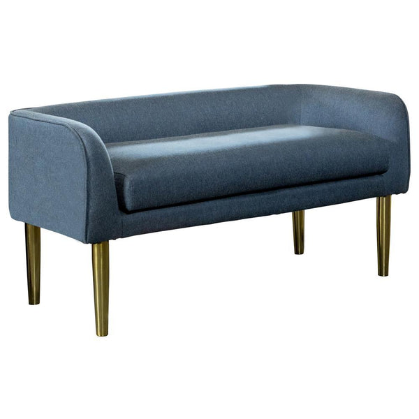 Coaster Low Back Upholstered Bench