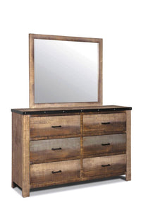 Sembene - 6-Drawer Dresser - Antique Multi-Color