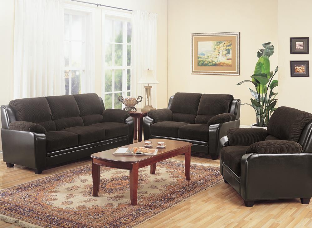 Monika - Loveseat - Brown