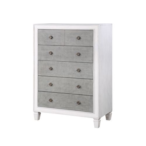 Katia - Chest - Rustic Gray & White Finish