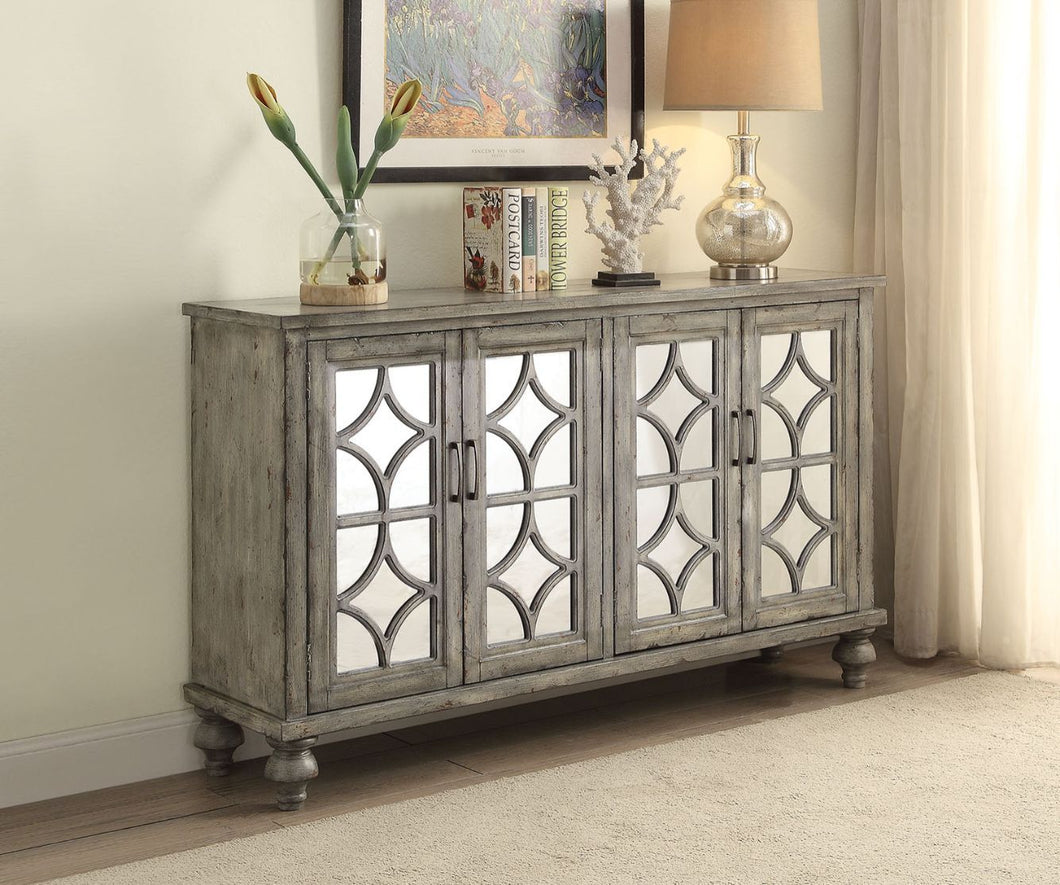 Velika - Accent Table - Weathered Gray - 37