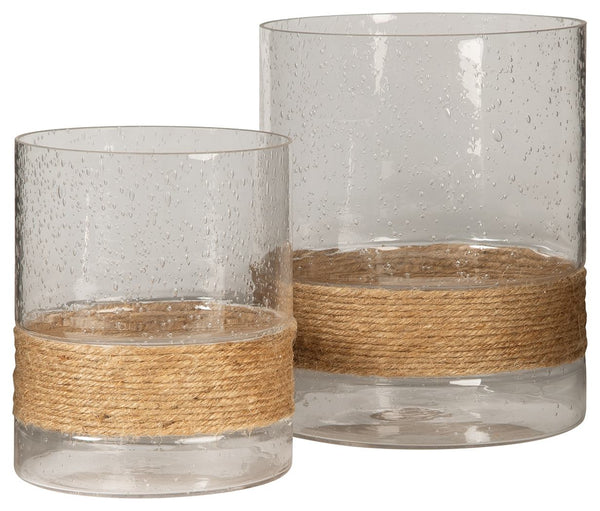Eudocia Candle Holder Set (Set of 2) Clear
