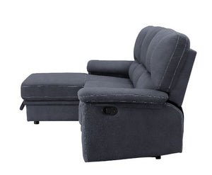 Trifora - Sectional Sofa - Dark Gray Fabric