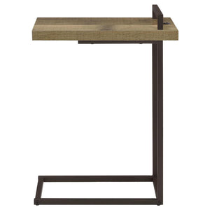 Maxwell - Rectangular Top Accent Table With USB Port - Weathered Pine