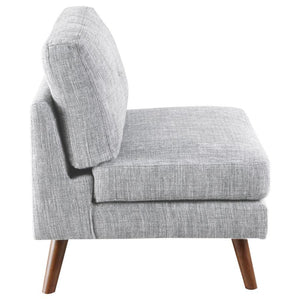 Churchill - Button Tufted Armless Chair