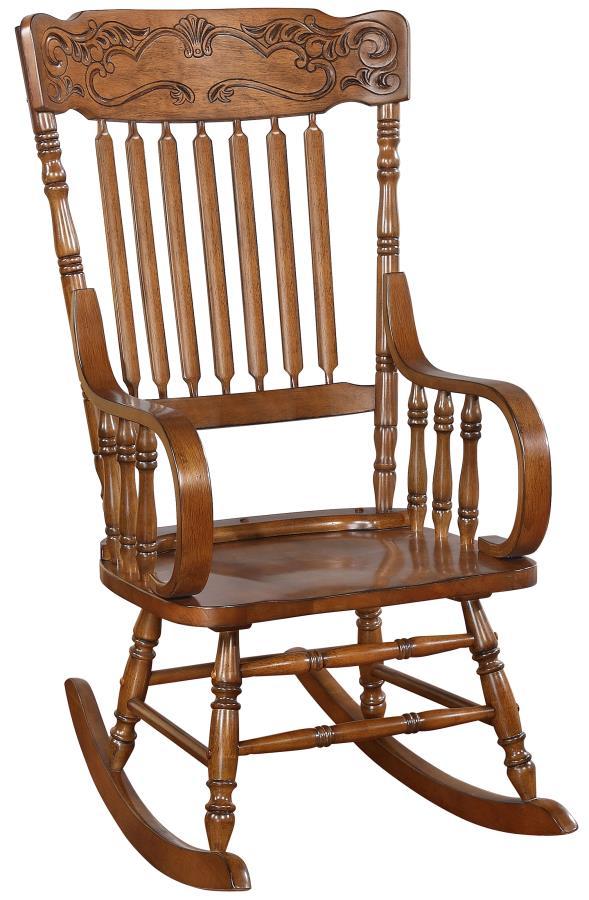 Sara - Back Rocking Chair - Warm - Brown