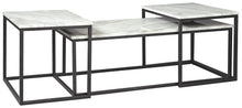 Donnesta - Gray / Black - Occasional Table Set (Set of 3)