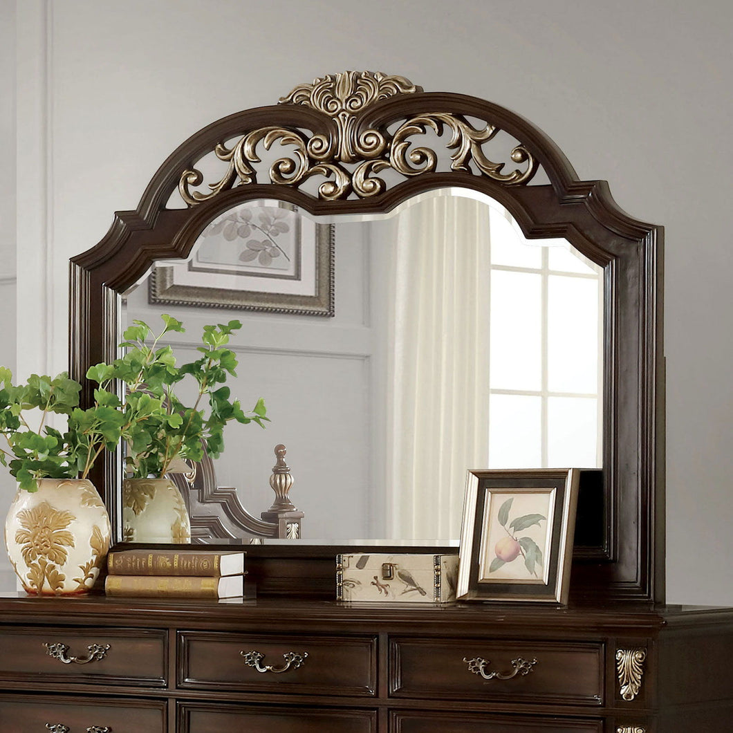 Theodor - 5mm Beveled Mirror - Brown Cherry