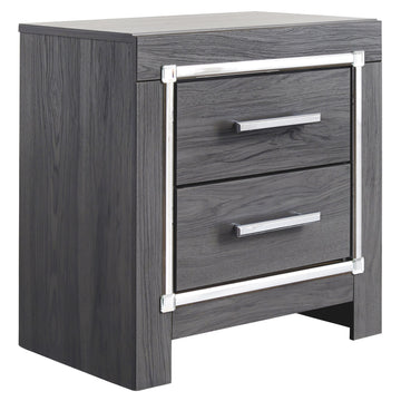 Lodanna - Two Drawer Night Stand - Gray