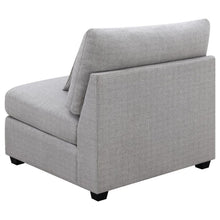 Cambria - Upholstered Armless Chair - Grey