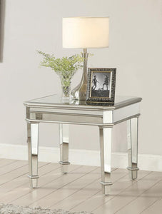 Eisley - End Table - Pearl Silver