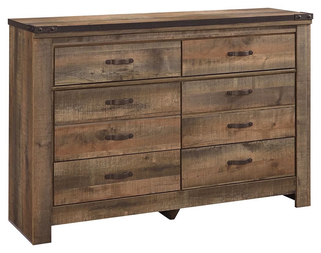 Trinell - Brown Dark - Six Drawer Dresser - 61.34