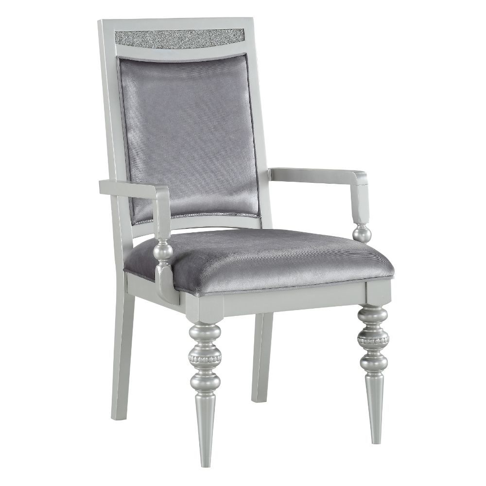 Maverick - Chair (Set of 2) - Fabric & Platinum