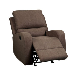 Livino - Recliner - Brown Fabric