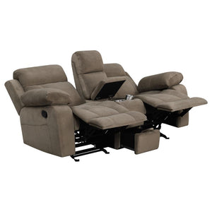 Myleene - Glider Loveseat with Console