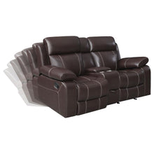 Myleene - Glider Loveseat with Console