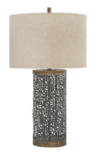 Dayo - Gray / Gold Finish - Metal Table Lamp