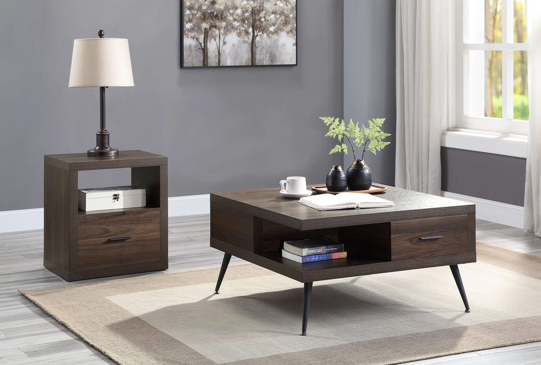 Harel - Coffee Table - Walnut Finish - 17